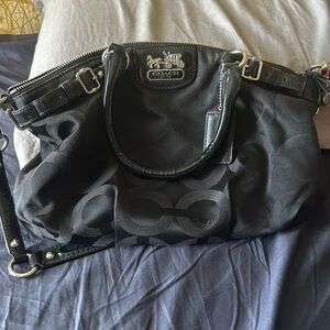 Black coach bag